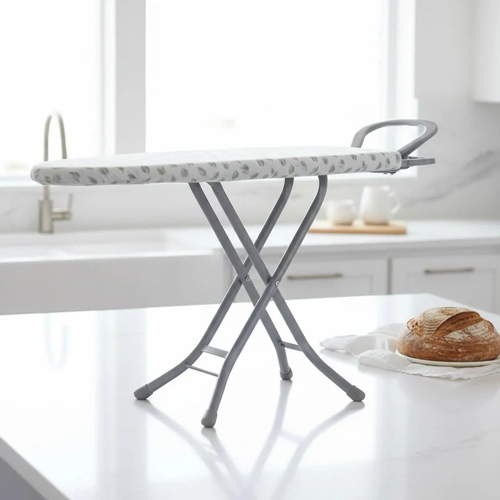 Door ironing board for small spaces