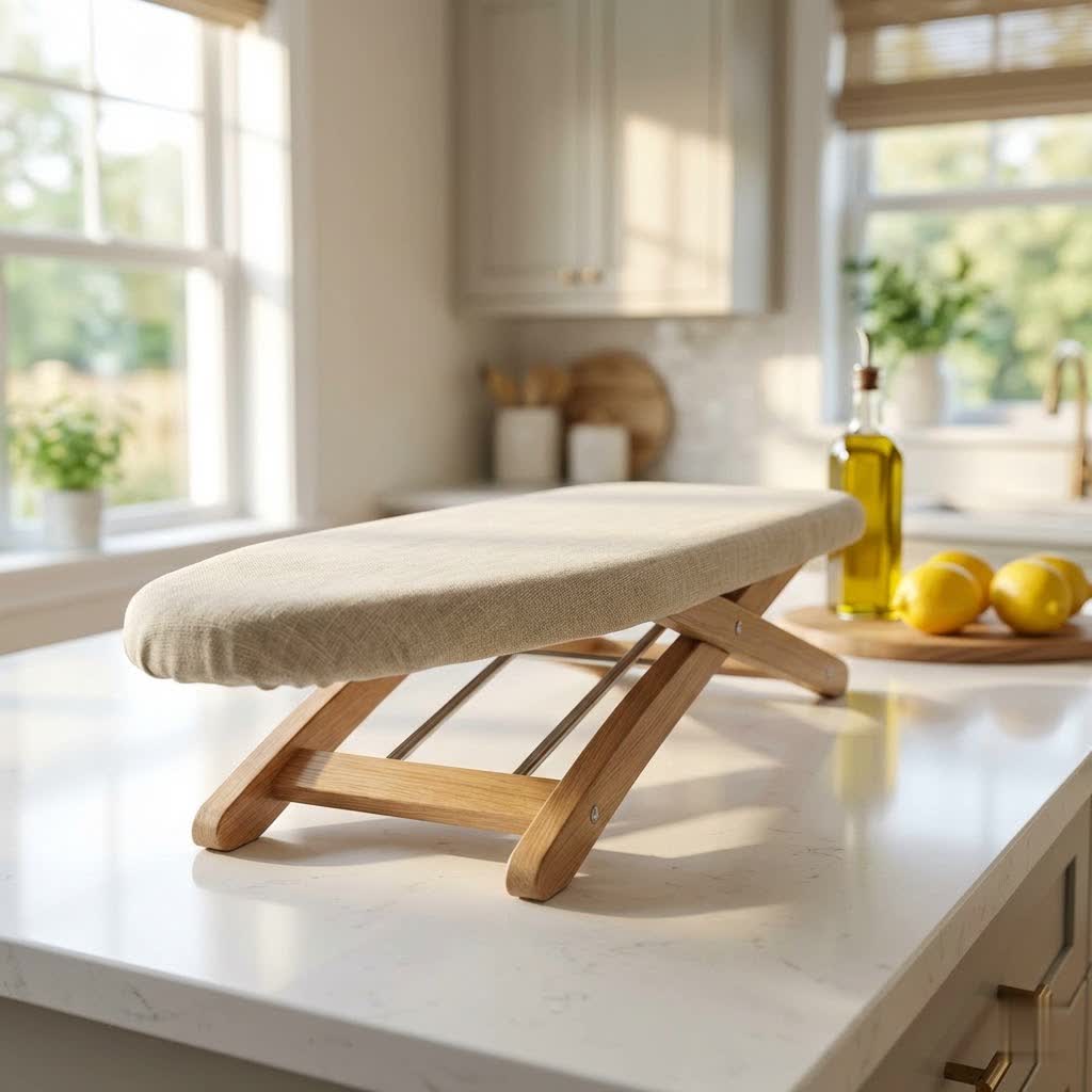 The Enduring Charm of a Vintage Wooden Ironing Board